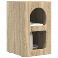 vidaXL Nočný stolík ELST 2 ks Sonoma dub 29,5 x 33,5 x 50 cm