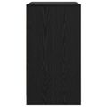 vidaXL Servírovacia skriňa Čierny dub 70 x 41 x 75 cm Kompozitné drevo