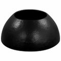 vidaXL Tepaný hliníkový konferenčný stolík 70x30 cm čierny