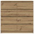VidaXL Príborník Artisan Dub 100x35x99 cm Engineered Wood