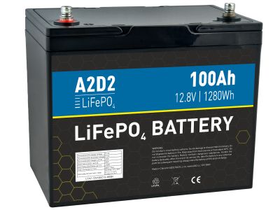 A2D2 batéria LiFePO4 12,8V 100Ah M8 (NewCell cells)