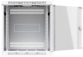 Ubiquiti UniFi 12U Rack Cabinet Wall 600 Glass - Nástěnný rozvaděč, výška 12U, ventilátory, prosklené dveře Racková skrín, 12U, nástenná montáž, prosklené dvere, vestavené ventilátory, uzamykatelná, nosnost 80 kg, bílá