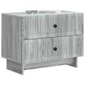 vidaXL Nočný stolík Sivá sonoma 62 x 34,5 x 47,5 cm Kompozitné drevo