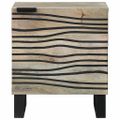 vidaXL Nočný stolík Biela 40 x 33 x 46 cm Kompozitné drevo