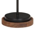 vidaXL Stolová lampa 25 W starožitná strieborná 17x17x50 cm E27