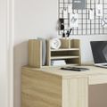 vidaXL Organizér na stôl dub sonoma 44,5x24x25 cm kompozitné drevo