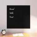 vidaXL Nástenná magnetická tabuľa čierna 60x60 cm tvrdené sklo