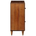 vidaXL Servírovacia skriňa Orech 60 x 33 x 75 cm Masívne mango drevo
