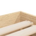 vidaXL Posteľný rám so zásuvkami dub sonoma 100x200cm kompozitné drevo