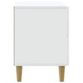 vidaXL Nočný stolík Biela 62 x 34,5 x 48 cm Kompozitné drevo