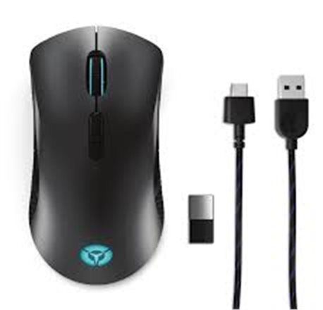 Lenovo Legion M600/Herná/Optická/6 000 DPI/Drôtová+bezdrôtová/Čierna