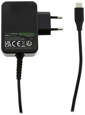 PATONA napájecí adaptér k ntb/ 18,5-20V 65W/ 6 konektorů/ UNI/ USB-C/ Power Delivery Napájecí adaptér, pro notebooky, univerzální, 18,5–20V, 3,25A, 65W, USB-C, 6 konektoru