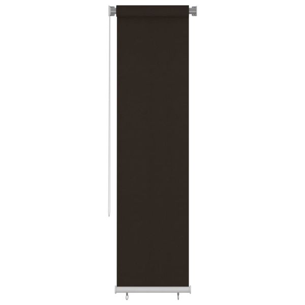 vidaXL Vonkajšia zatemňovacia roleta 60x230 cm hnedá HDPE