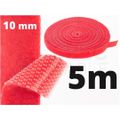 Páska na suchý zips NEKU 70.3589 10mm 5m červená organizér káblov