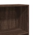 vidaXL Knižnica hnedý dub 60x24x109 cm kompozitné drevo