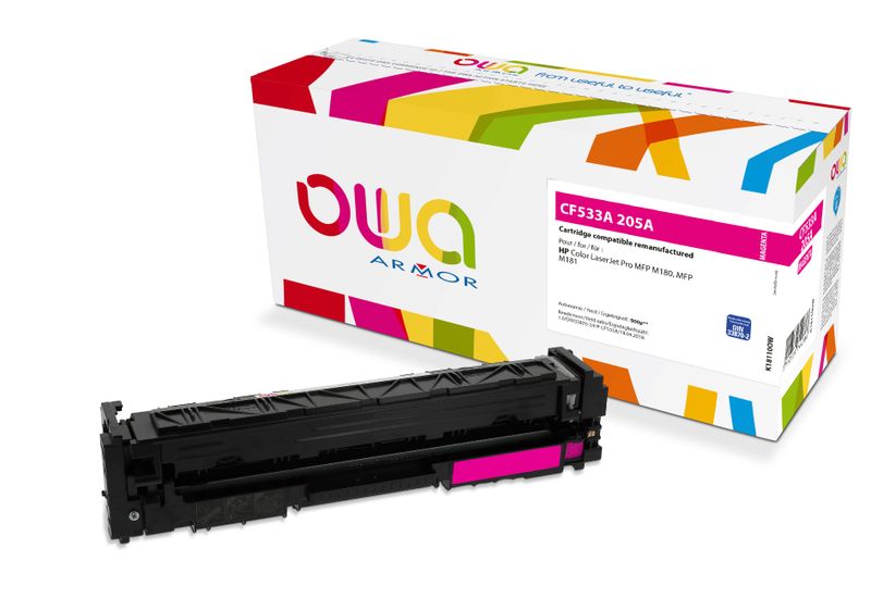 OWA Armor toner kompatibilný HP CF533A, 900st, červená/magenta