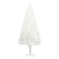 vidaXL Umelý vianočný stromček, realistické ihličie, biely 180 cm