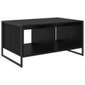 vidaXL Konferenčný stolík Čierny dub 80 x 50 x 40 cm Kompozitné drevo