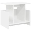 vidaXL TV stolík 50 x 35 x 45 cm Biela Kompozitné drevo