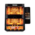 TESLA AirCook TrioZone Q636 XXL - multifunkčná trojzónová digitálna horúcovzdušná fritéza