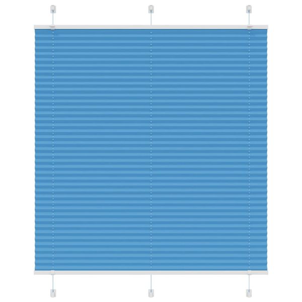 vidaXL plisovaná roleta modrá 120x150 cm Šírka látky 119,4 cm