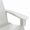 vidaXL Adirondack hojdacie kreslá 2 ks Biela HDPE