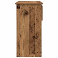 vidaXL konzolový stolík so zásuvkami staré drevo 85,5x38,5x74,5 cm
