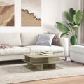 vidaXL Konferenčný stolík dub sonoma 70x70x29 cm kompozitné drevo
