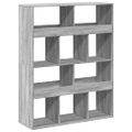 vidaXL Deliaca stena sivá sonoma 100x33x125,5 cm kompozitné drevo