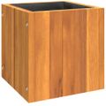 vidaXL Záhradný kvetináč 25x25x25 cm masívna akácia