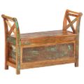 vidaXL Lavička do chodby 103x33x72 cm, recyklovaný masív