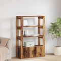 vidaXL Servírovacia skriňa Staré drevo 30 x 80 x 119.5 cm