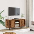 vidaXL TV skrinka lesklá staré drevo 102x35x50 cm spracované drevo