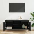 vidaXL TV skrinka 104 x 35 x 50 cm Čierny dub Kompozitné drevo