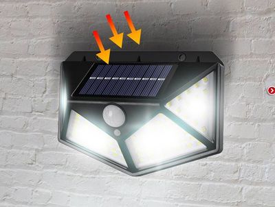 Vonkajšie solárne LED osvetlenie LTC LXLL119, PIR, súmrakový senzor