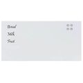 vidaXL Nástenná magnetická tabuľa biela 100x50 cm tvrdené sklo