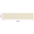 vidaXL Balkónová markíza krémová 120x600 cm HDPE