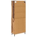 vidaXL Highboard 2 ks Staré drevo 69,5 x 32,5 x 180 cm
