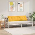 vidaXL Poduška na chrbát Svetložltá 180 x 50 cm Kordúrová tkanina