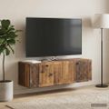 vidaXL Nástenná TV skrinka Nástenný Staré drevo 98 x 31 x 30 cm