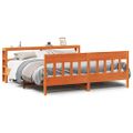 vidaXL Posteľ bez matraca voskovo hnedá 180x200 cm masívna borovica
