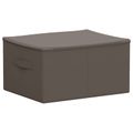 vidaXL Úložná krabica 24 ks Netkaná látka 43 x 34 x 23 cm 33,6 L Sivá