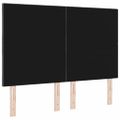 vidaXL LED hlavová doska Tmavo šedá 144 cm Zamat