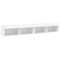 vidaXL TV skrinky s LED svetlami 2 ks biele 100x30x30 cm