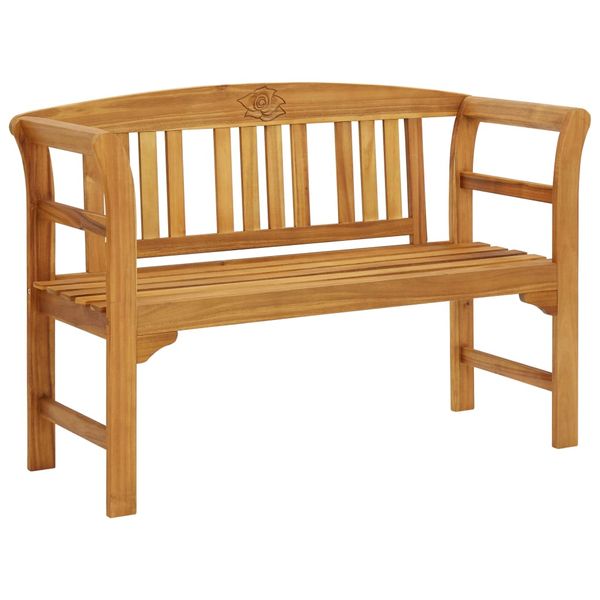 vidaXL Záhradná lavička 120 cm, akáciový masív