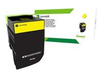 Extra vysoká výťažnosť - žltá - originálna - kazeta s farbivom Lexmark Corporate - pre Lexmark CS510de, CS510dte