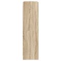 vidaXL Knižnica Dub sonoma 87,5 x 30 x 111 cm Kompozitné drevo