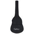 vidaXL Klasická gitara pre začiatočníkov s taškou čierna 4/4 39"