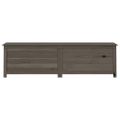 vidaXL Vonkajší box na vankúše antracitový 200x50x56 cm jedľový masív