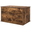 vidaXL Mačka Dom Dymový dub 85 x 55 x 50,5 cm Kompozitné drevo